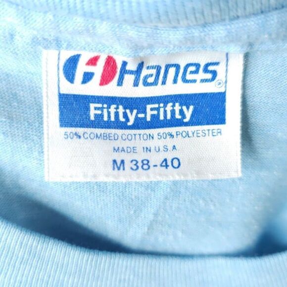 J Harold Brinley Bruins T Shirt Mens Size Small Vintage 80s Junior High School - Picture 6 of 7